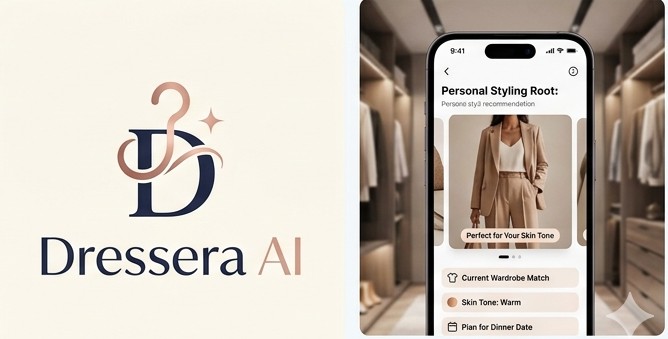 Dressera AI – Smart personal stylist with AI wardrobe management, outfit generation and skin-tone matching